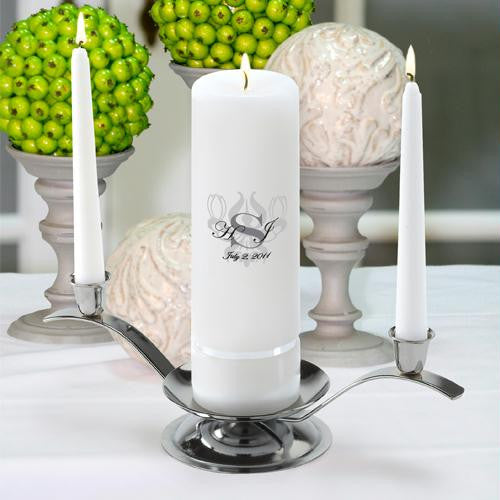 Personalized Royal Allure Unity Candle Set