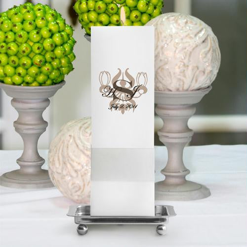 Personalized Royal Allure Unity Candle with stand