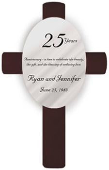 Personalized Anniversary Cross - A time to celebrate..