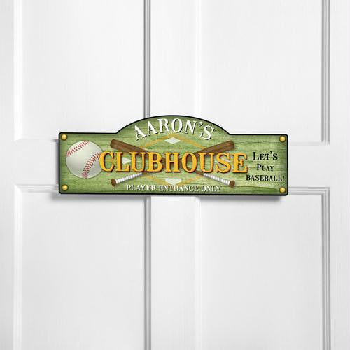 Personalized Batter Up Kid's Room Sign!
