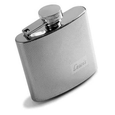 Personalized Textured Stainless Steel Flask