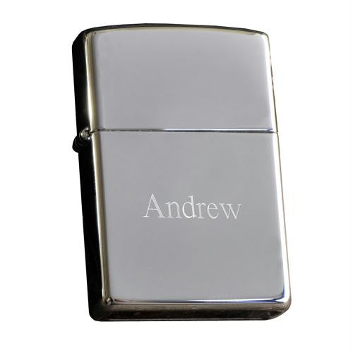 Personalized Zippo Chrome Lighter