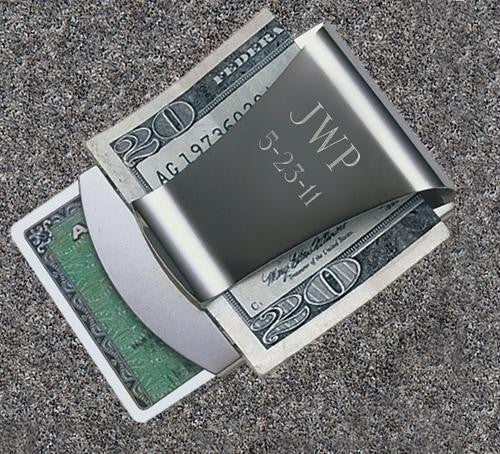 Personalized Smart Money Clip-Credit Card Holder