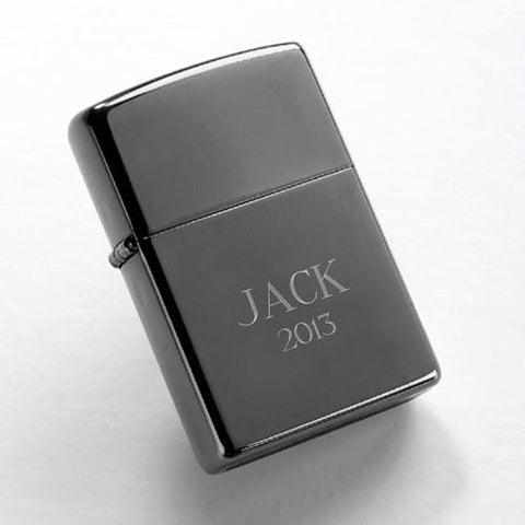 Personalized Zippo Black Ice Lighter