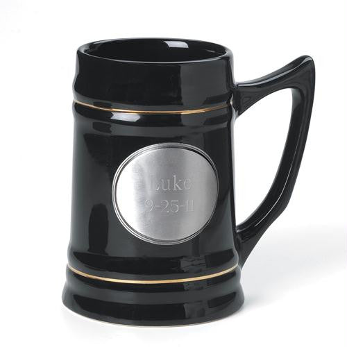 Ceramic Mug with Best Man Pewter Emblem