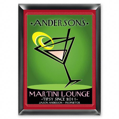 Personalized "Cosmo" Martini Lounge Sign