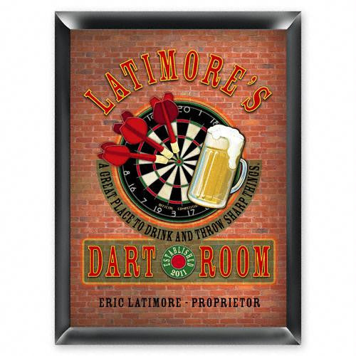 Personalized Darts Pub - Bar Sign