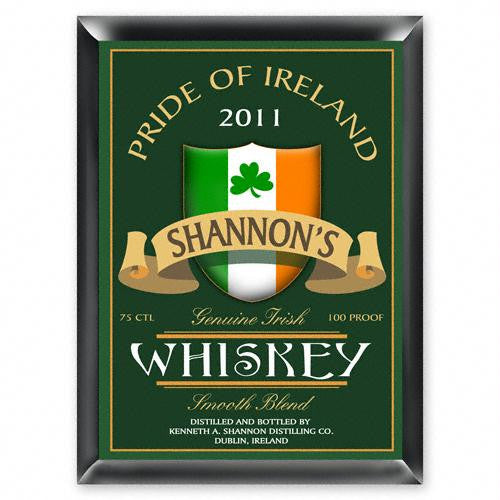 Personalized Irish Whiskey Pub Sign