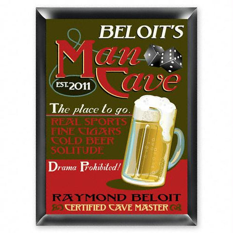 Personalized Man Cave Pub Sign