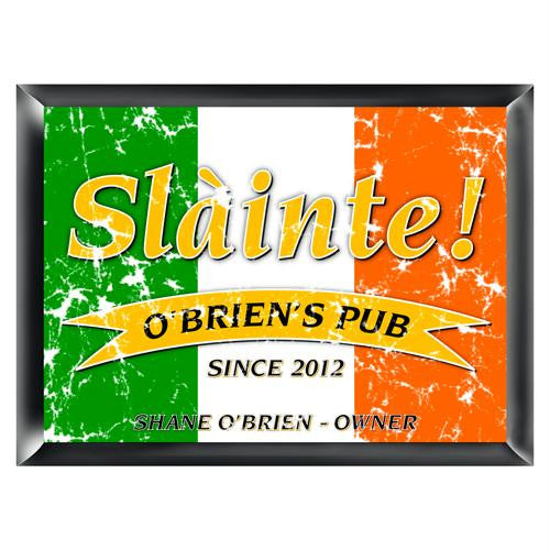 Personalized Pride of the Irish Pub Sign