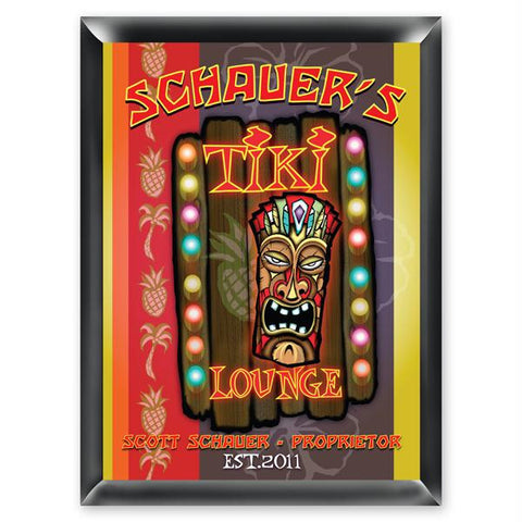 Personalized Tiki Lounge Sign