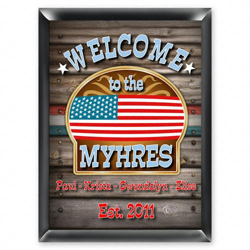 Personalized Welcome Sign