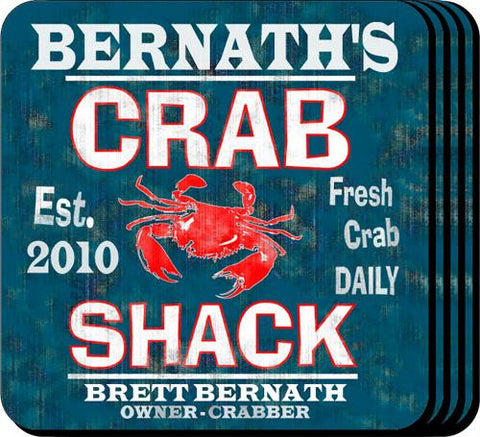 Crab Shack Coaster Set