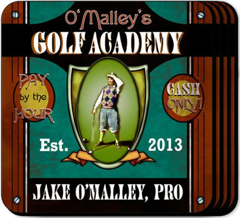 Golf Academy Coaster Set