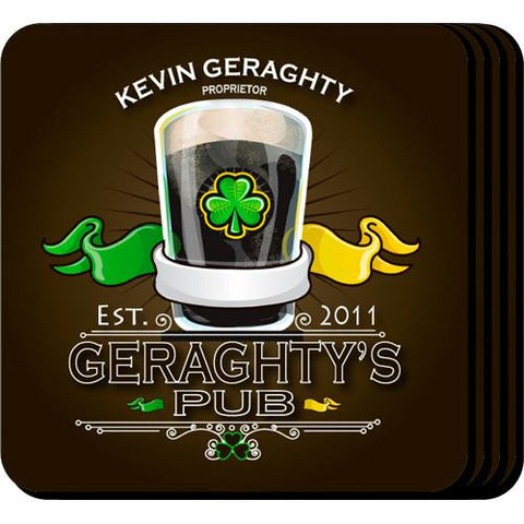 Irish Pub Coaster Set