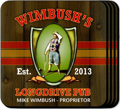 Longdrive Pub Coaster Set