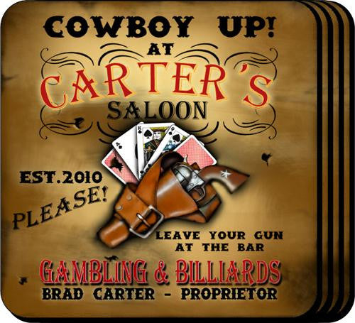 Saloon Coaster Set