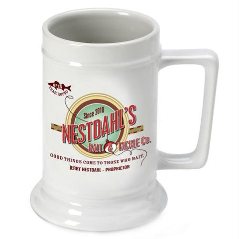 Bait & Tackle Co. Beer Stein