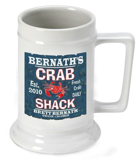 Crab Shack Beer Stein