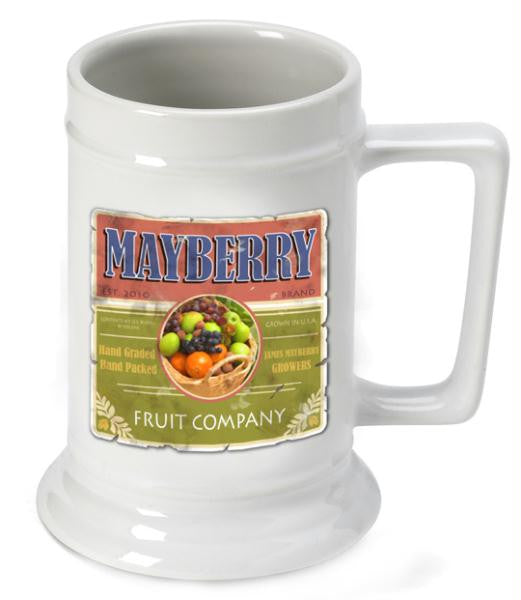 Fruit Company Beer Stein