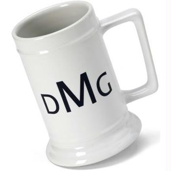 Monogrammed Beer Stein