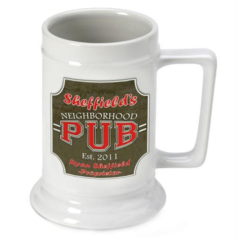 Neighborhood Pub Beer Stein