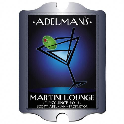 Vintage Personalized "After Hours" Martini Lounge Sign