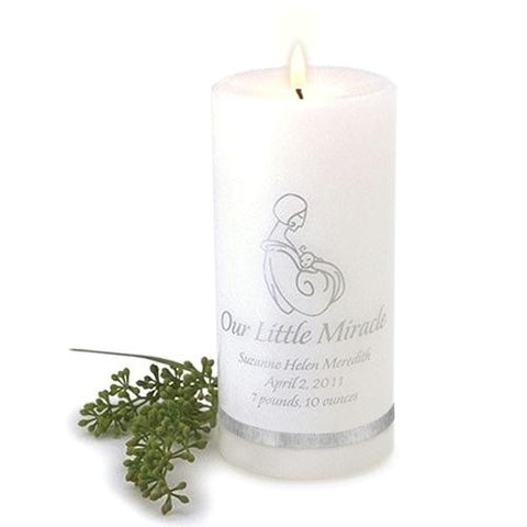 Personalized Our Little Miracle Candle