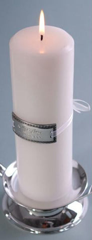 Engraved Medallion Unity Candle