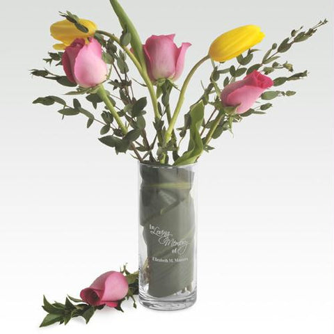 Personalized Garden of Memories Memorial Vase