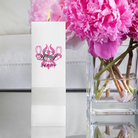 Personalized Royal Allure Unity Candle ¿ Square Pillar