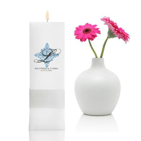 Personalized Perfect Panache Unity Candle - Square Pillar