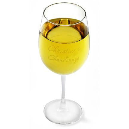 Personalized Connoisseur White Wine Glass