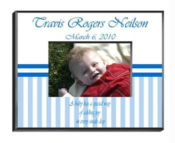 Personalized Baby Boy Picture Frame