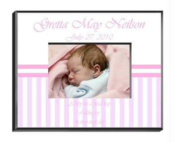 Personalized Baby Girl Picture Frame