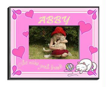 Personalized Kitten Picture Frame