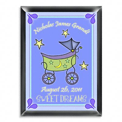 Personalized Boy's Carriage Room Sign