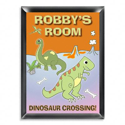 Personalized Dinosaur Room Sign for Boys