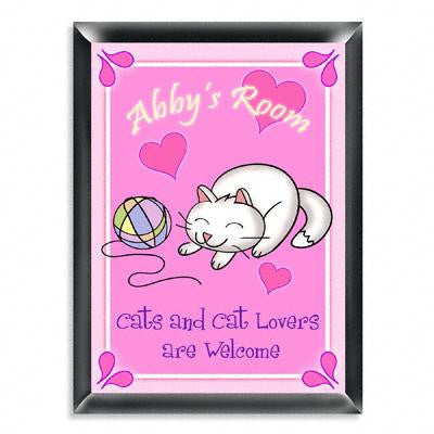 Personalized Kitten Room Sign