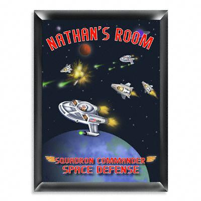 Personalized Space Sign for Boys