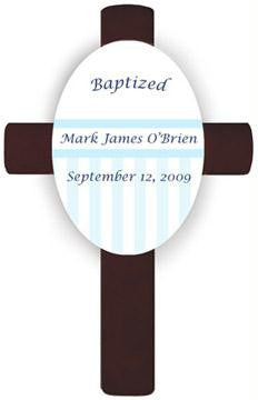 Personalized Children's Baptismal Crosses