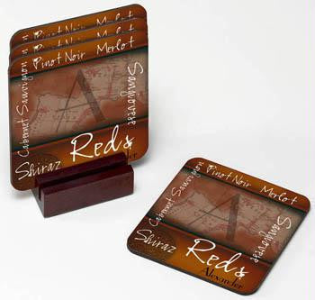 Personalized Wine Coaster Set