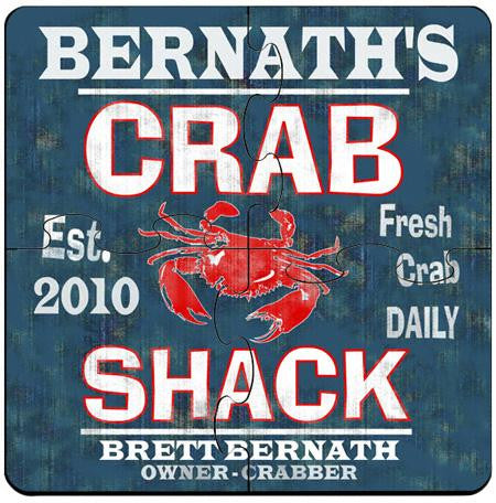 Crab Shack Coaster Puzzle Set