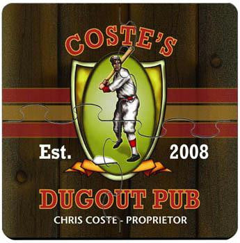 Dugout Pub Coaster Puzzle Set