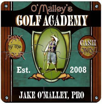 Golf Academy Coaster Puzzle Set