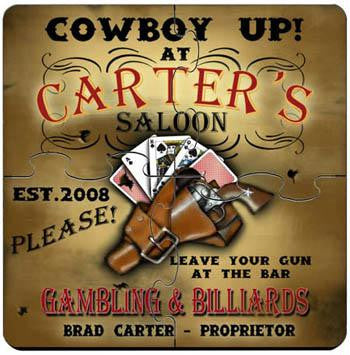 Saloon Coaster Puzzle Set