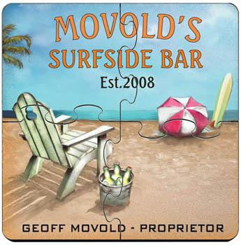 Surfside Coaster Puzzle Set