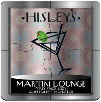 Martini "NY Swank" Coaster Puzzle Set