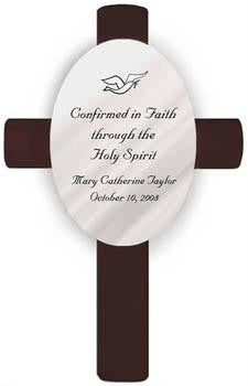 Personalized Confirmation Cross - Faith