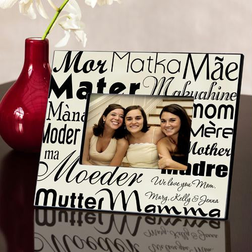 Personalized Mom in Translation Picture Frame